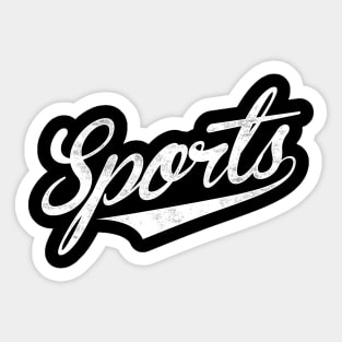 The word Sports | A shirt that says Sports Sticker
